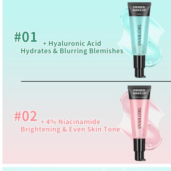 Snailgirl Other - NEW SNAILGIRL PRIMER MAKEUP CLEAR & PRIMER MAKEUP + 4% NIACINAMIDE
